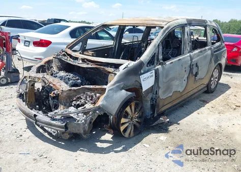 2016 Honda Odyssey Se z USA, uszkodzony, nr VIN 5FNRL5H37GB069953